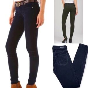 CITIZENS OF HUMANITY Black Low Rise Skinny Leg Corduroy Women Size 26 Avedon EUC